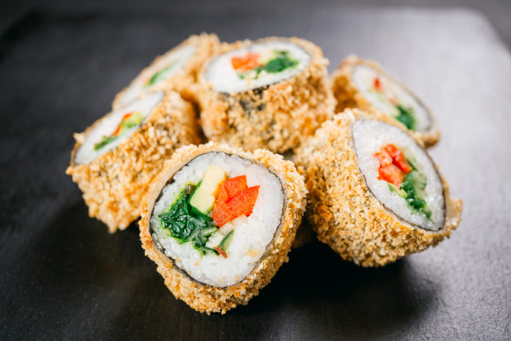 Crunchy Roll Sushi (Tempura California Roll Recipe)