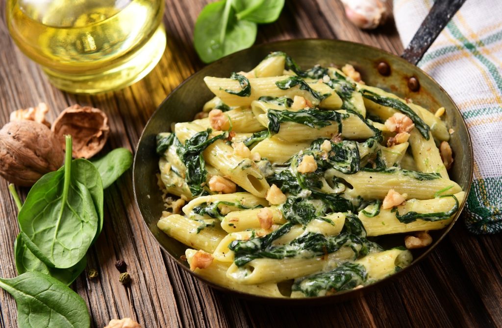 Pasta with Spinach