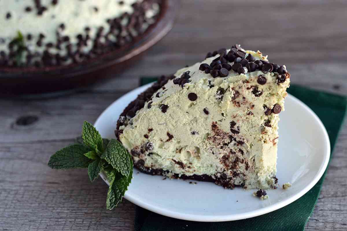 Mint Chocolate Chip Ice Cream Pie Recipe