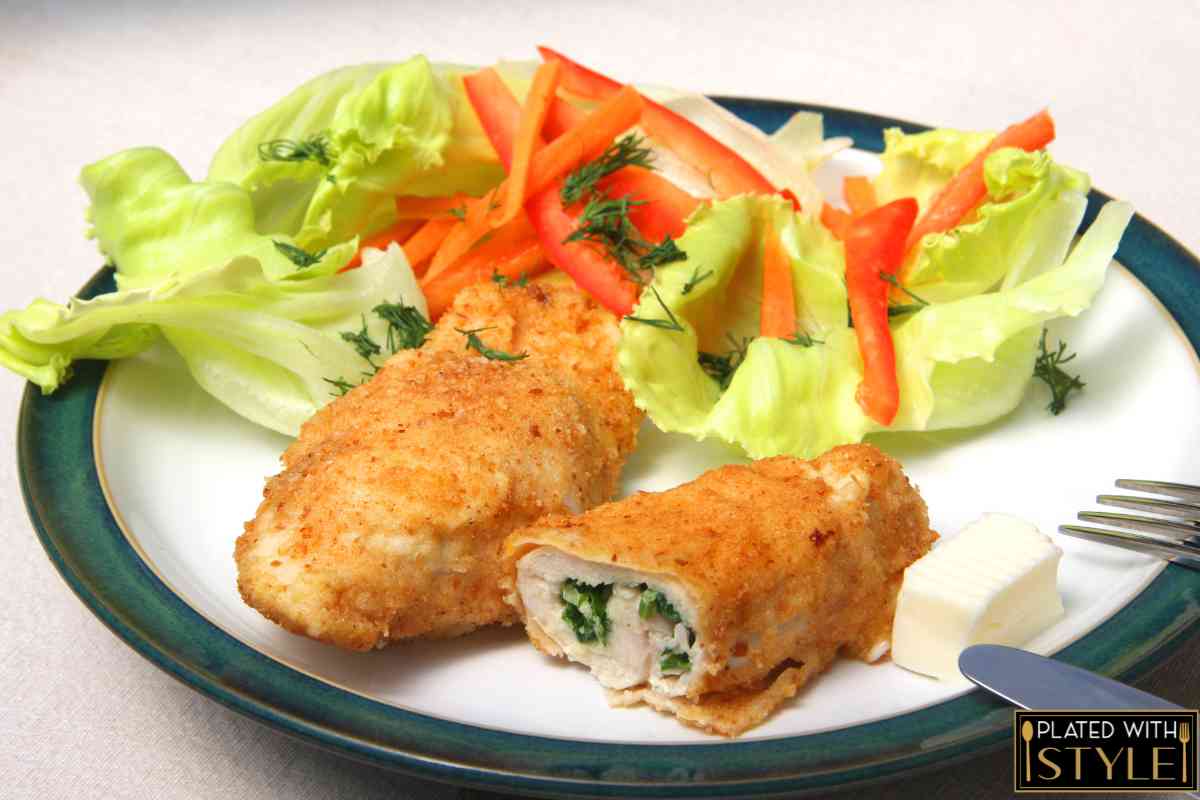 what goes with chicken kiev
